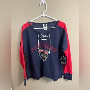 Women’s Medium Florida Panthers Sweater Lace Up